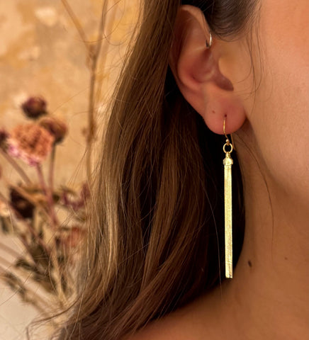 Snake earchain / 925 silver