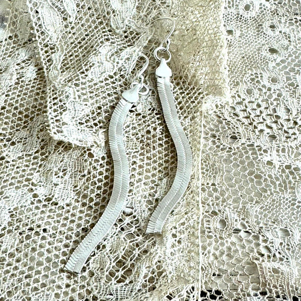 Snake earchain | 925 Sterling Silver