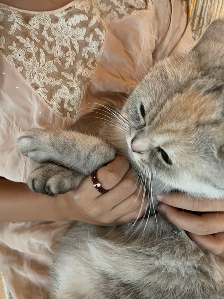 Garnet Ella | Adjustable ring