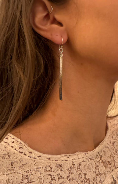 Snake earchain / 925 silver