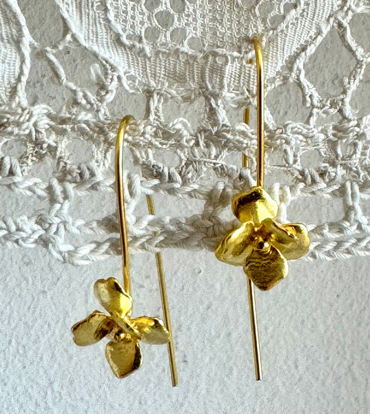 'Flower' Dangle Earrings | 925 Sterling Silver