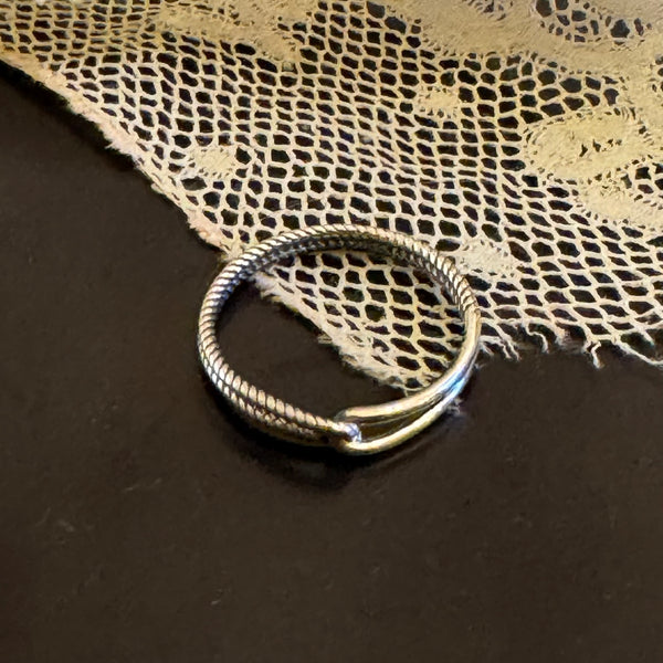 ‚Marina‘ knot ring / silver 925