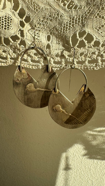 “Vera” earrings | silver patina