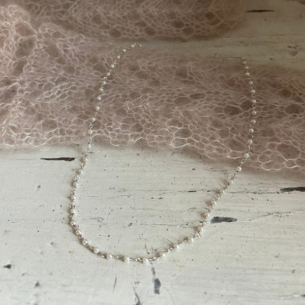 ‚Pearl‚ rosary choker | 925 silver