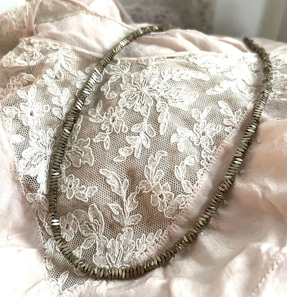 ‚Pyrite’faceted stone| choker necklace