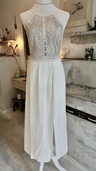 Bio Cotton White Dress  | Alma