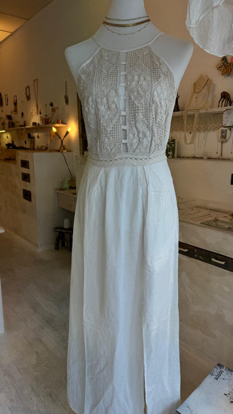 Bio Cotton White Dress  | Alma