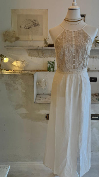 Bio Cotton White Dress  | Alma