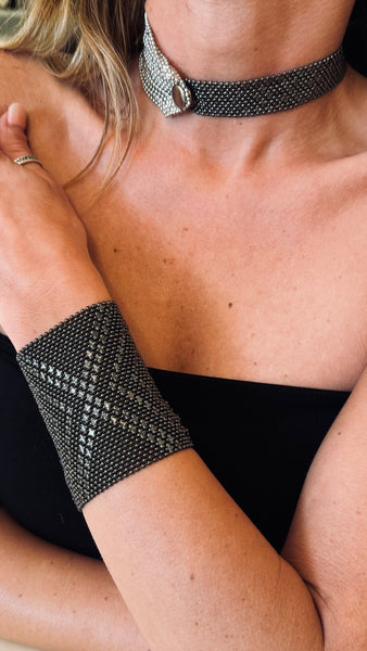 'Brazilia’ Bracelet - dark oxidized