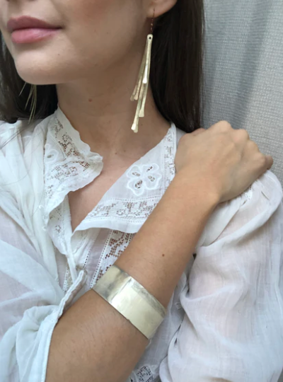 Argentine cuff bracelet | Oxidized copper