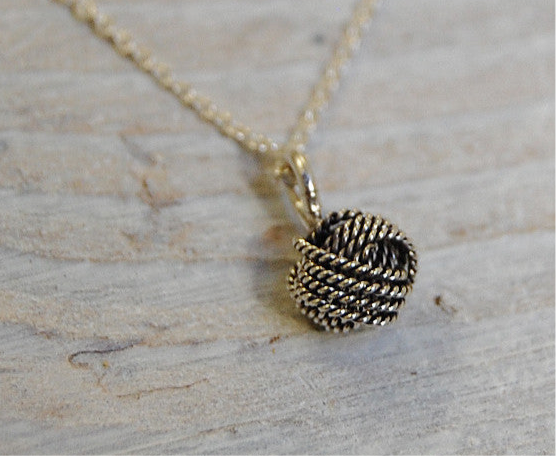 knot small necklace | 925 silver