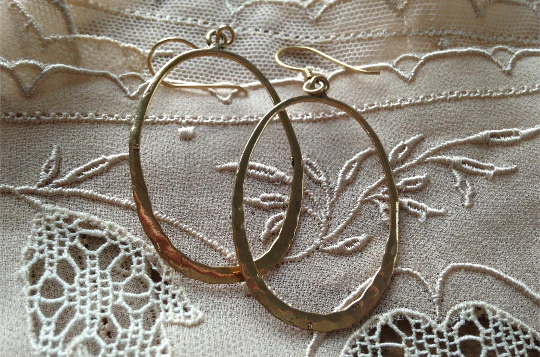 'Ava' earrings | Bronze