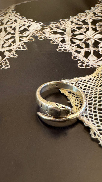 Snake ring / silver 925