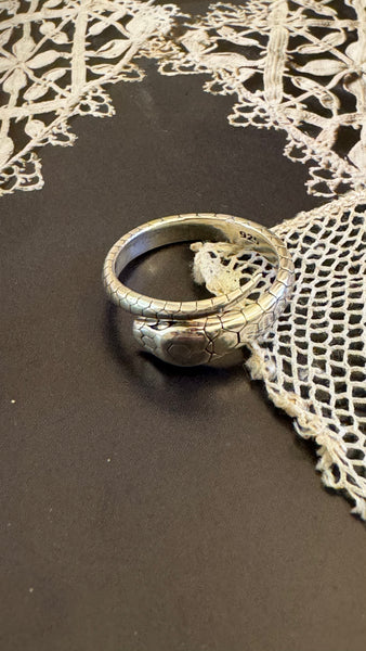 Snake ring / silver 925