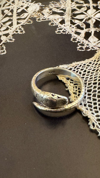 Snake ring / silver 925