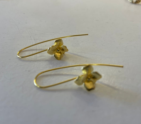 'Flower' Dangle Earrings | 925 Sterling Silver