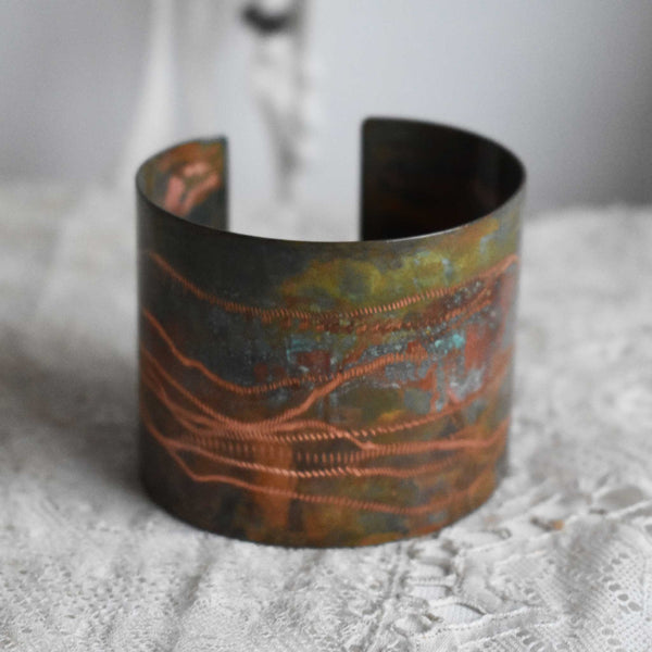 Argentine cuff | Oxidized copper