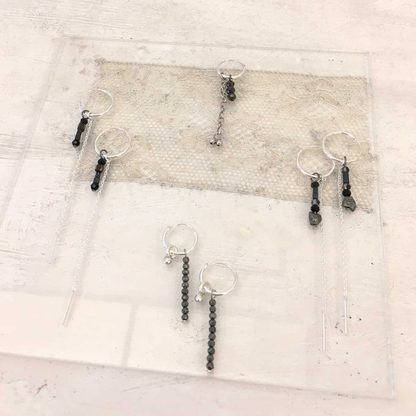 'Berlin' chain hoops | 925 Silver | 12 mm