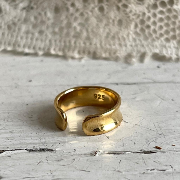 'Bold' earcuff - earring | 925 Silver & silver gold-plated