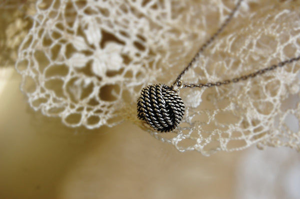knot large necklace | 925 silver