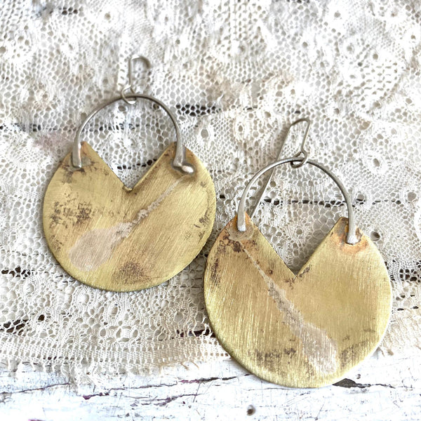 “Vera” earrings | silver patina