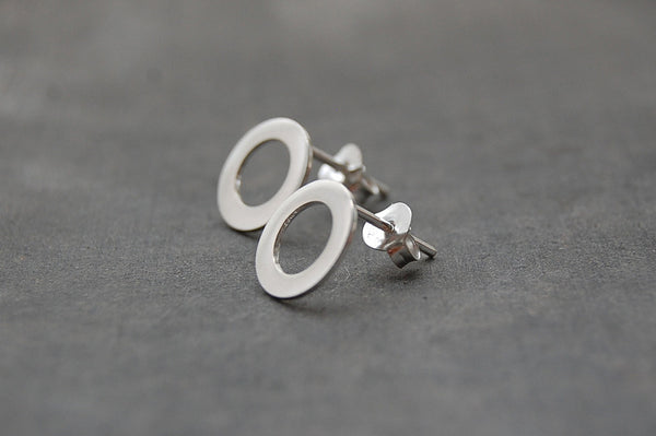circle earstuds | 925 silver