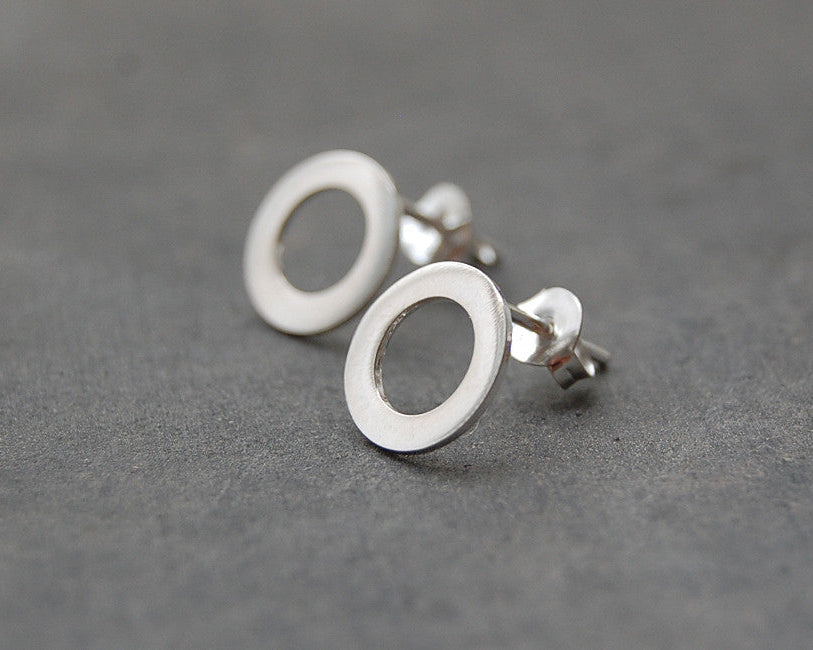 circle earstuds | 925 silver