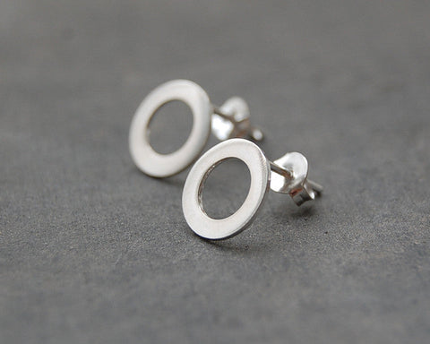 circle earstuds | 925 silver