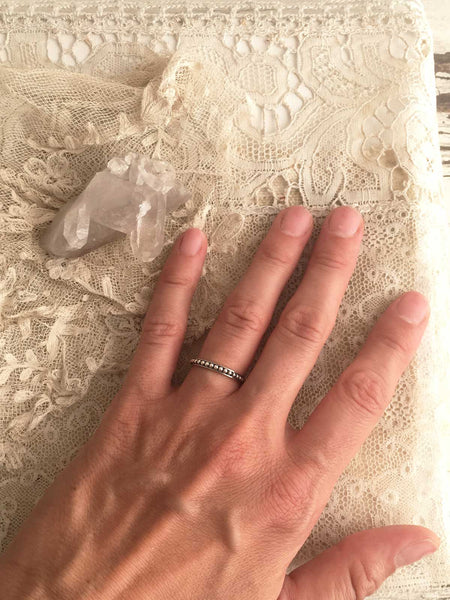 'Classy lace' ring | 925 Silver