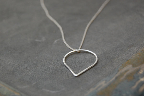 'droplet' ring | 925 silver necklace
