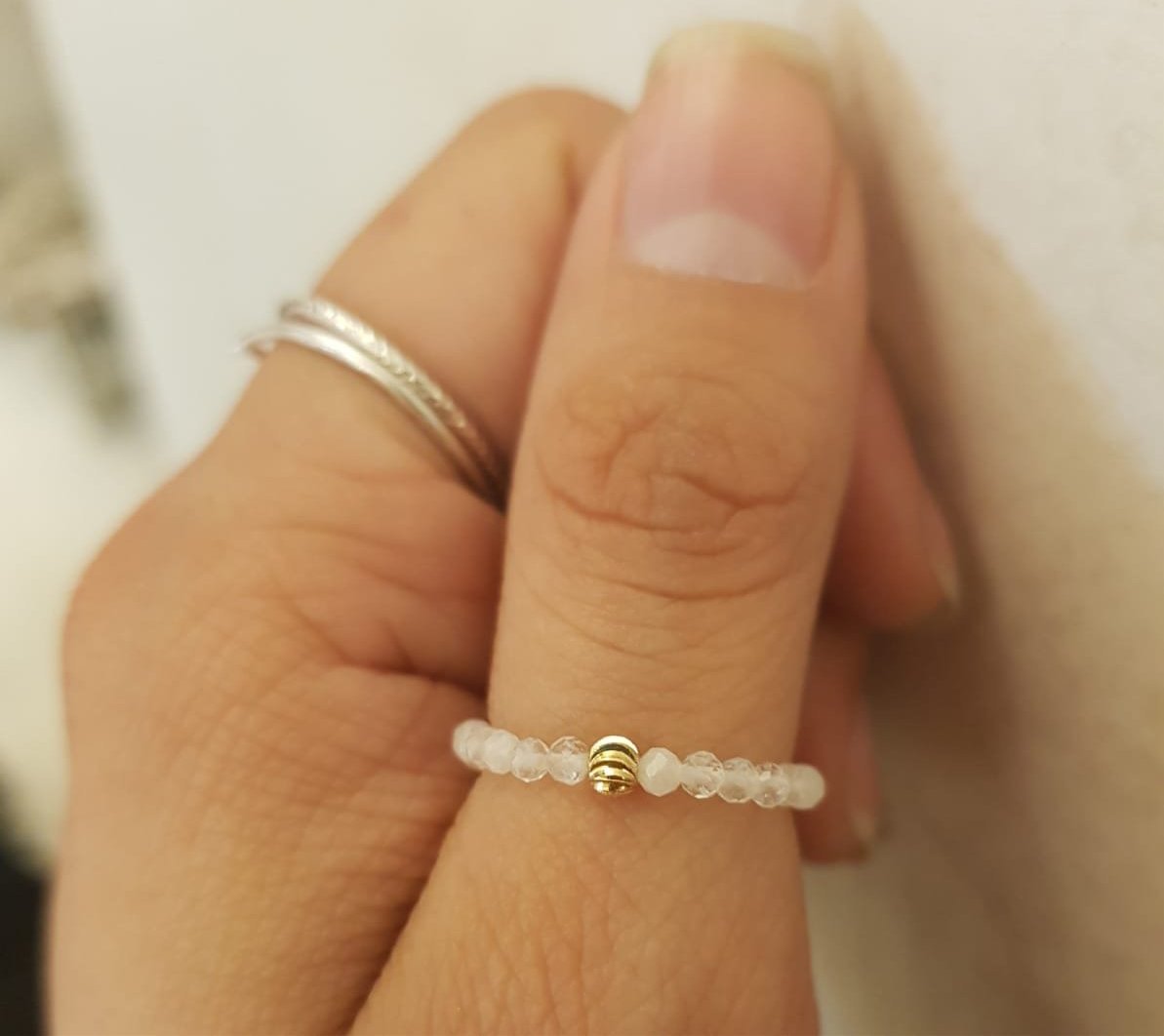 Moonstone Ella | Adjustable ring