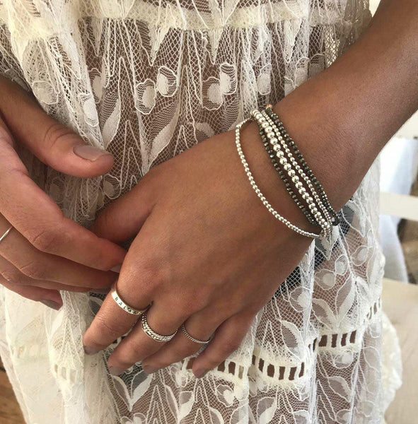 Pyrite Ella | Stone bracelet