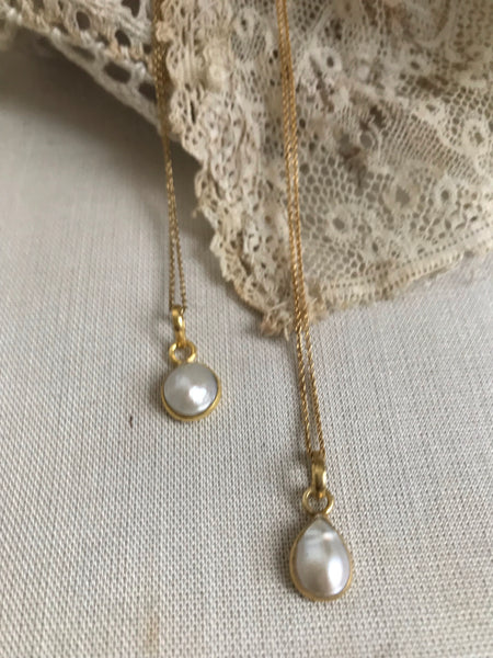 'perlada' necklace | 24k gold-plated