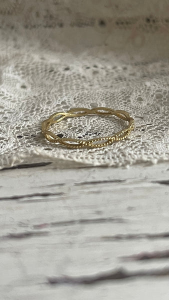 'shallot' ring | 24k gold-plated