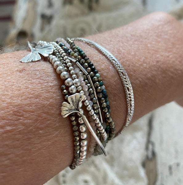 'Gingko' bracelet | 925 Silver