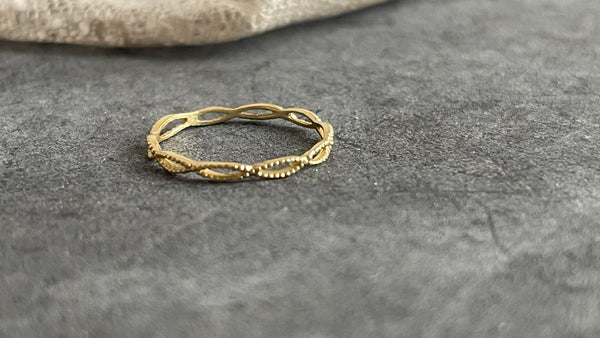 'shallot' ring | 24k gold-plated