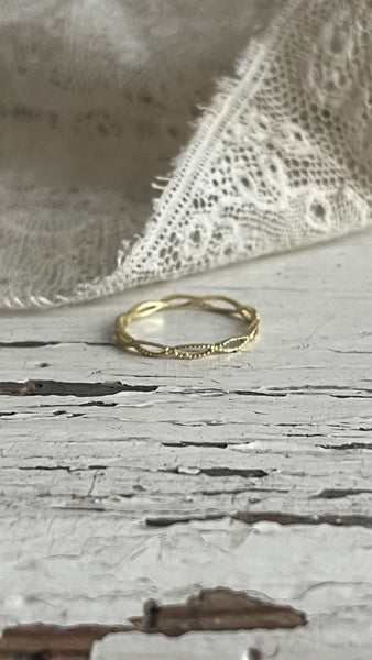 'shallot' ring | 24k gold-plated