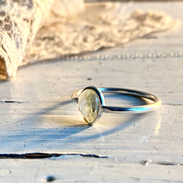 Citrine | 'laia' ring  | 925 Silver