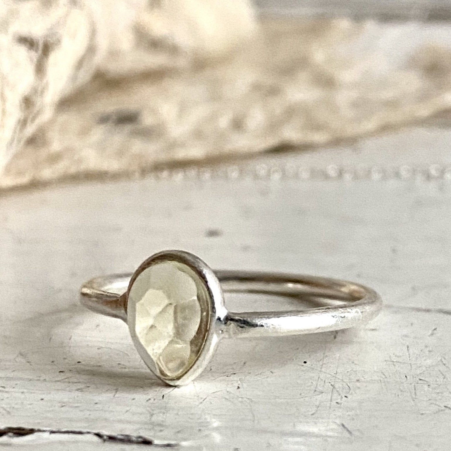 Citrine | 'laia' ring  | 925 Silver