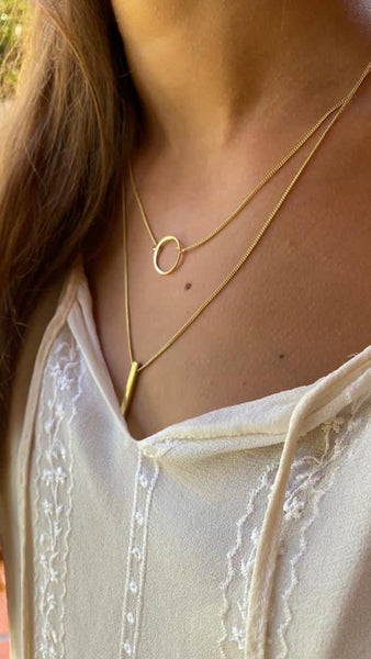 ‘Lazo doble’ necklace |