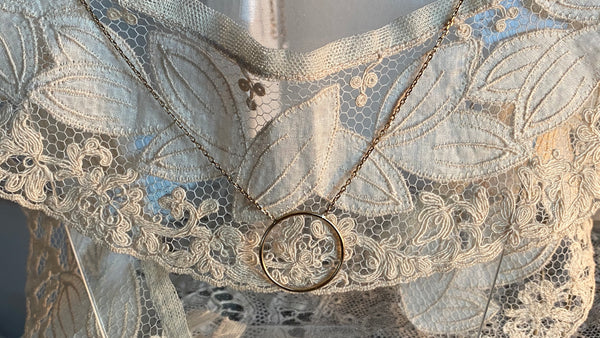 ‚Oda’ necklace ( 925 silver - 24 k goldplated )