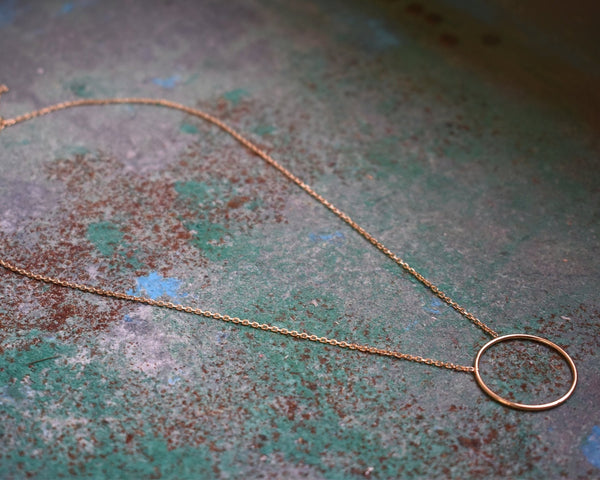 ‚Oda’ necklace ( 925 silver - 24 k goldplated )