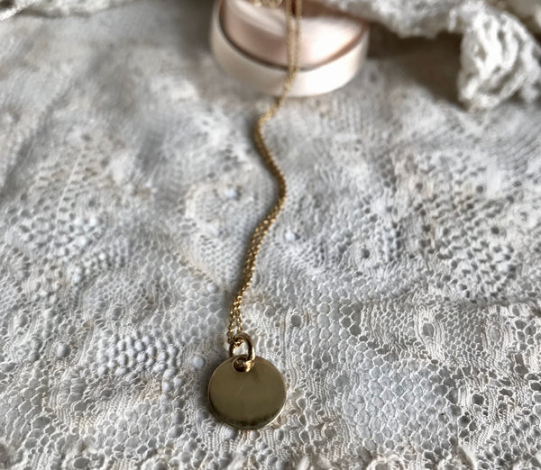 'medalla' necklace | 24k gold-plated