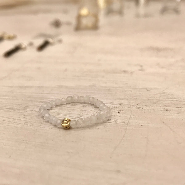 Moonstone Ella | Adjustable ring