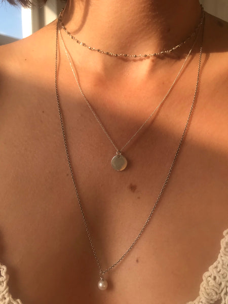 'medalla’ necklace | 925 silver