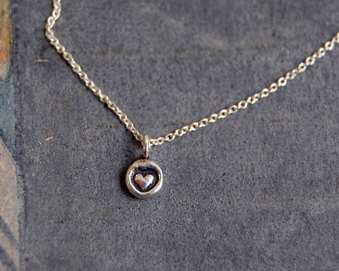 'Mini heart' necklace | 925 Silver