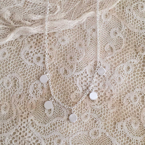 'multicoin' necklace | 925 silver