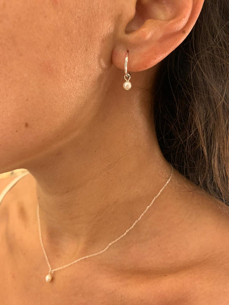 white pearl set | 925 silver