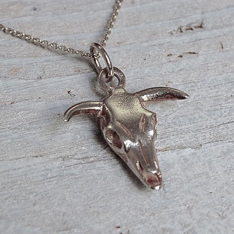 'Cow skull' necklace | 925 Silver