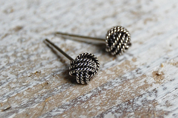 knot earstuds | 925 silver
